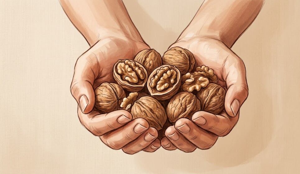 Las nueces aportan omega-3 vegetal, vitamina E y polifenoles (Imagen Ilustrativa Infobae)
