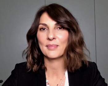 La actriz Gina Bellman.