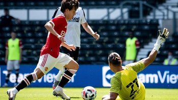 Facundo Pellistri en un partido