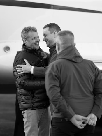 Federico de Dinamarca llega a