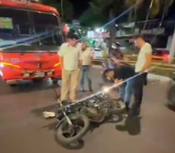 Esta fue la imagen momentos