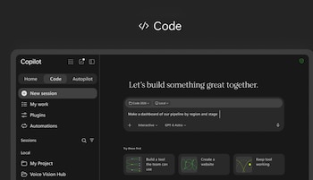 La herramienta Code permite a personas sin experiencia técnica desarrollar aplicaciones y flujos de trabajo mediante instrucciones en lenguaje natural.