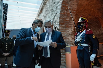 Sergio Massa y Alberto Fernández