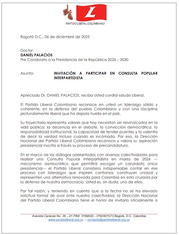 Esta es la invitación del