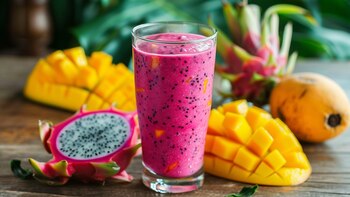 Jugo de pitaya, una bebida saludable y refrescante llena de vitaminas y antioxidantes. - (Imagen Ilustrativa Infobae)
