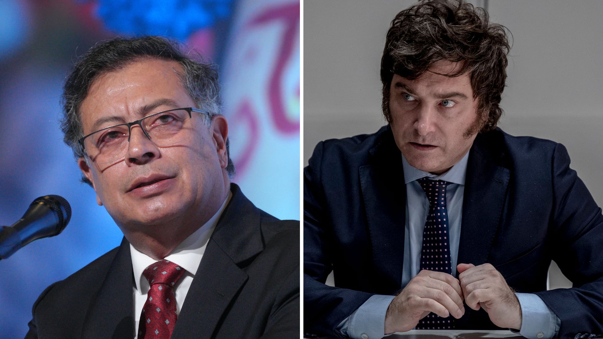 Durante la cumbre en Chile, Gustavo Petro arremetió contra el Foro Económico Mundial, cuestionando su legitimidad tras dar protagonismo a Javier Milei - crédito Presidencia - Bloomberg