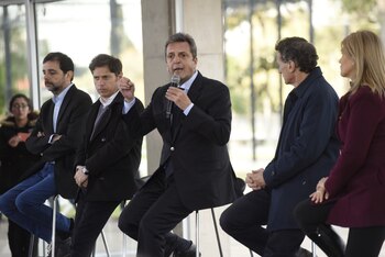 Sergio Massa encabezó el acto