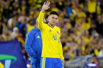 James Rodríguez anunció su retiro de la selección Colombia a dos días de la lista de convocados para la próxima fecha FIFA ante México, Perú y Paraguay - crédito Carlos Ortega/EFE