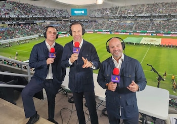 Christian Martinoli y Luis García,