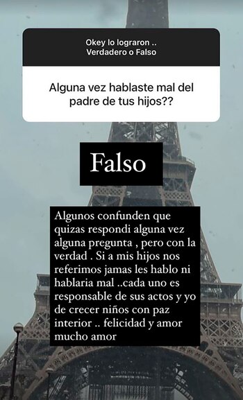 Wanda Nara en relación a