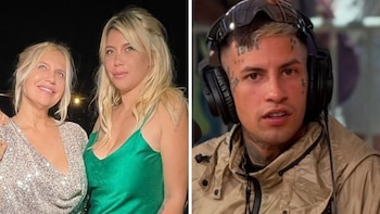 Nora Colosimo opinó sobre la vida amorosa de Wanda Nara y volvió a cuestionar su vínculo con L-Gante: "Me daba miedo"