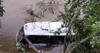 El accidente ocurrió en el