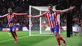 Consagratorio: los dos golazos de Julián Álvarez que le dieron el triunfo al Atlético de Madrid ante Bayer Leverkusen por la Champions
