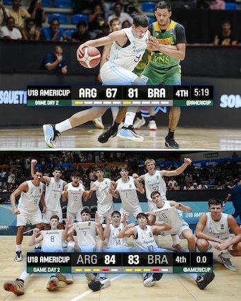 La remontada histórica de la selección juvenil argentina ante Brasil (@cabboficial)