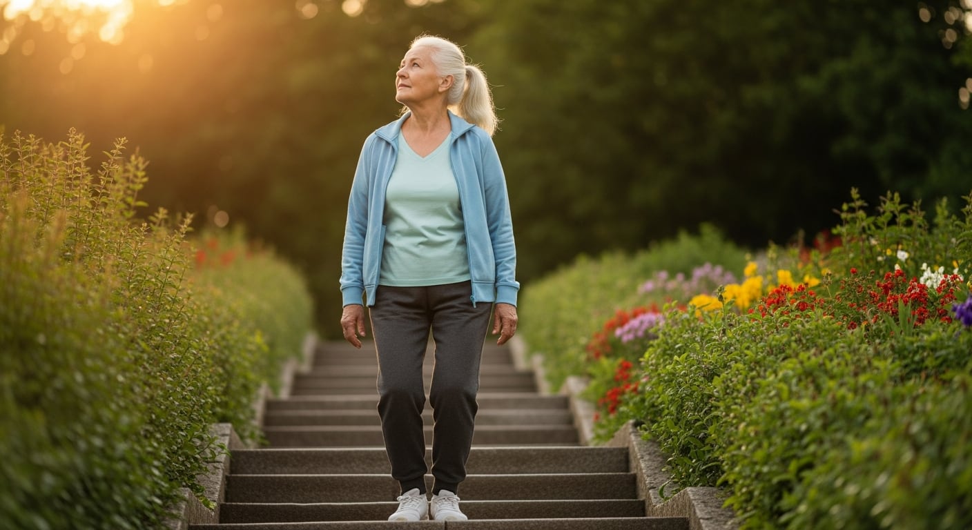 Las guías de la OMS recomiendan subir escaleras como alternativa segura a la caminata para adultos mayores con movilidad limitada