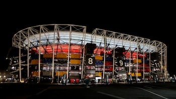 El estadio reciclable del Mundial