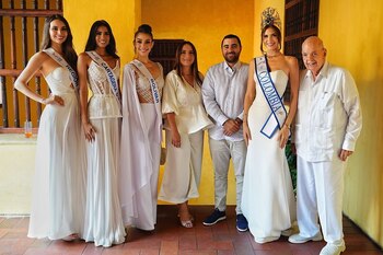 La reina actual Sofía Osio Luna coronará a su sucesora en noviembre en las Fiestas de Independencia de Cartagena - crédito @reinadocolombia/Instagram
