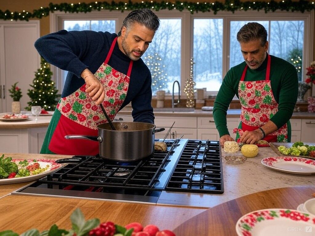 Las discusiones incómodas en reuniones familiares pueden manejarse con humor y cambios de tema, según la terapeuta Nedra Tawwab (Imagen Ilustrativa Infobae, no real, realizada por IA )