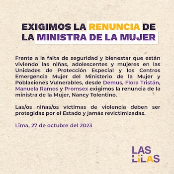 Comunicado de organizaciones feministas