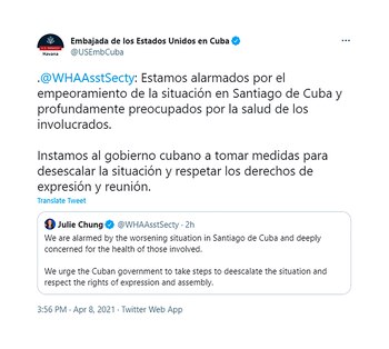 El mensaje de Chung fue