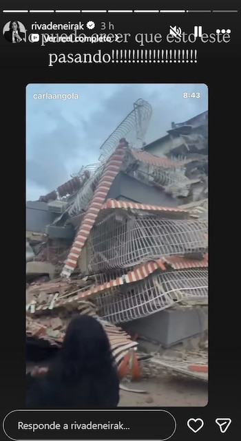 Korina Rivadeneira revela la angustia que vivió tras los terremotos en Venezuela. Captura: IG Korina Rivadeneira.