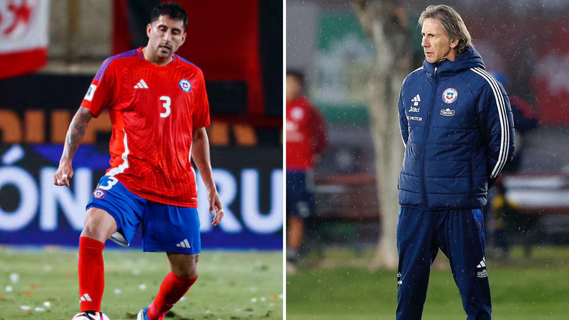 Guillermo Maripan defendió la administración de Ricardo Gareca con Chile. - Crédito: EFE