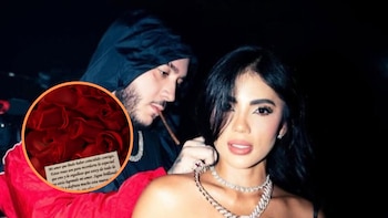 La modelo presumió el llamativo