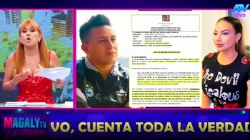 Magaly Medina furiosa por medidas de protección a favor de Christian Cueva frente a Pamela López. Infobae Perú / Captura TV - Magaly TV La Firme