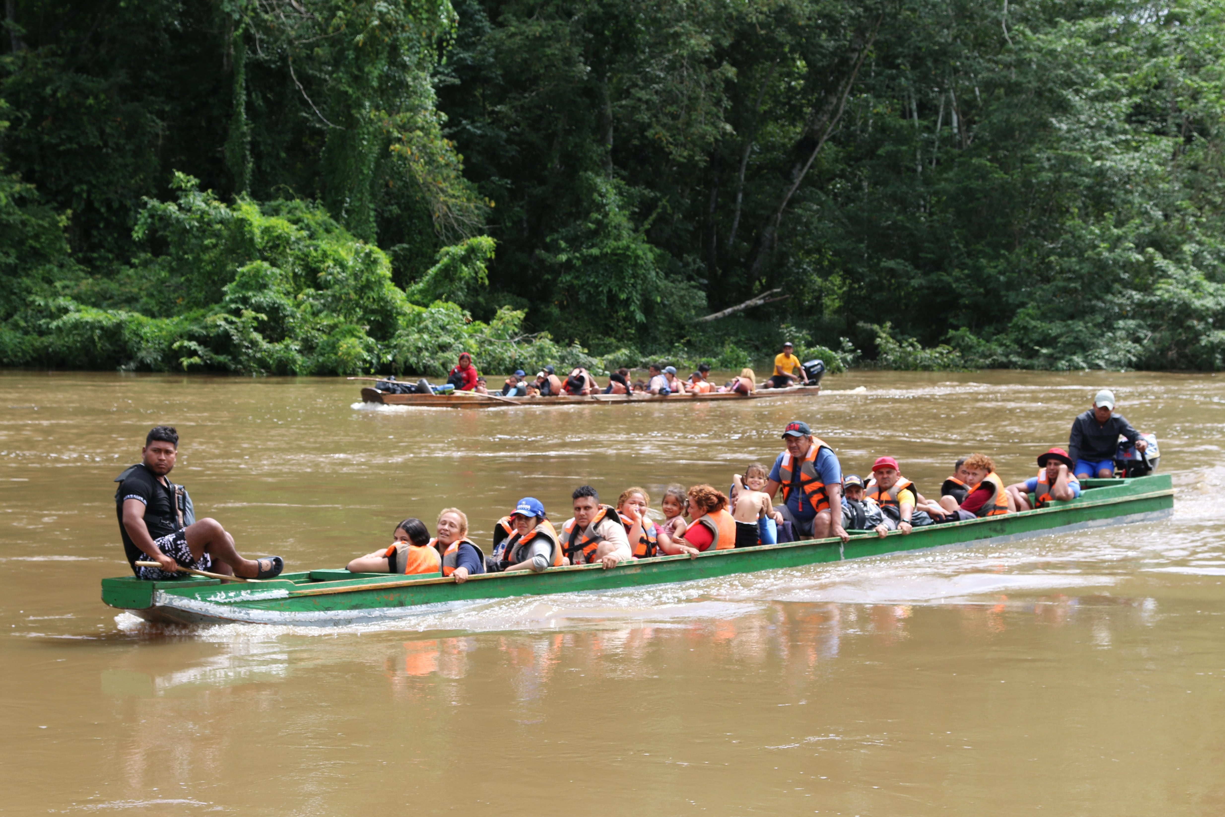 El tránsito irregular por la selva del Darién se encuentra muy por debajo de los niveles registrados durante la crisis migratoria de 2023. EFE