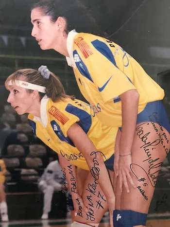 Aquí una foto junto a