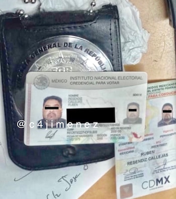 Carlos Jiménez publicó fotografías en