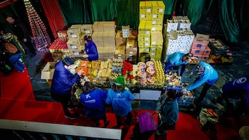 El Valencia CF celebra un
