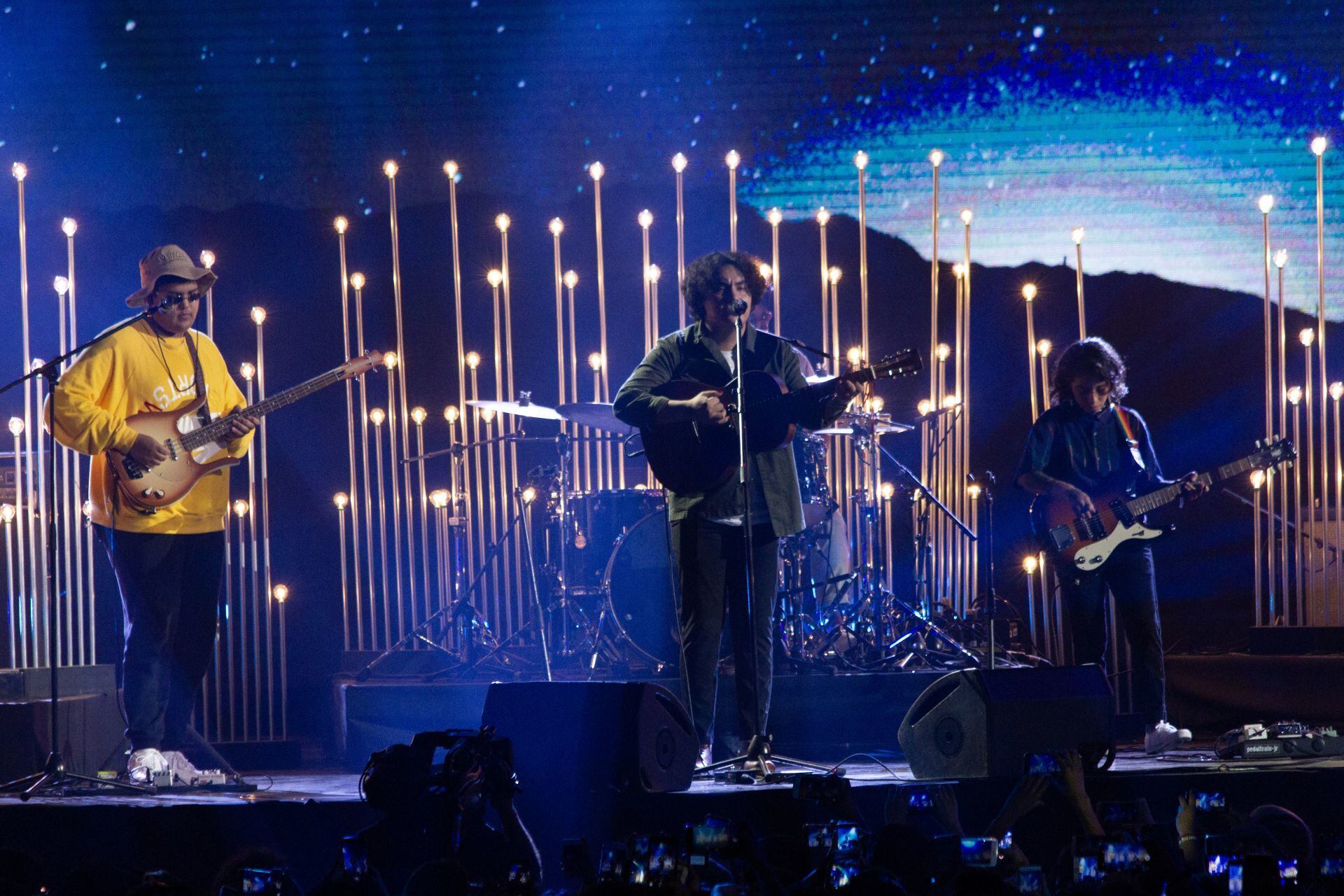 CIUDAD DE MÉXICO, 21JUNIO2019.- Ed Maverick durante los Premios MTV Miaw 2019, en el Palacio de los Deportes. FOTO: ROGELIO MORALES /CUARTOSCURO.COM
