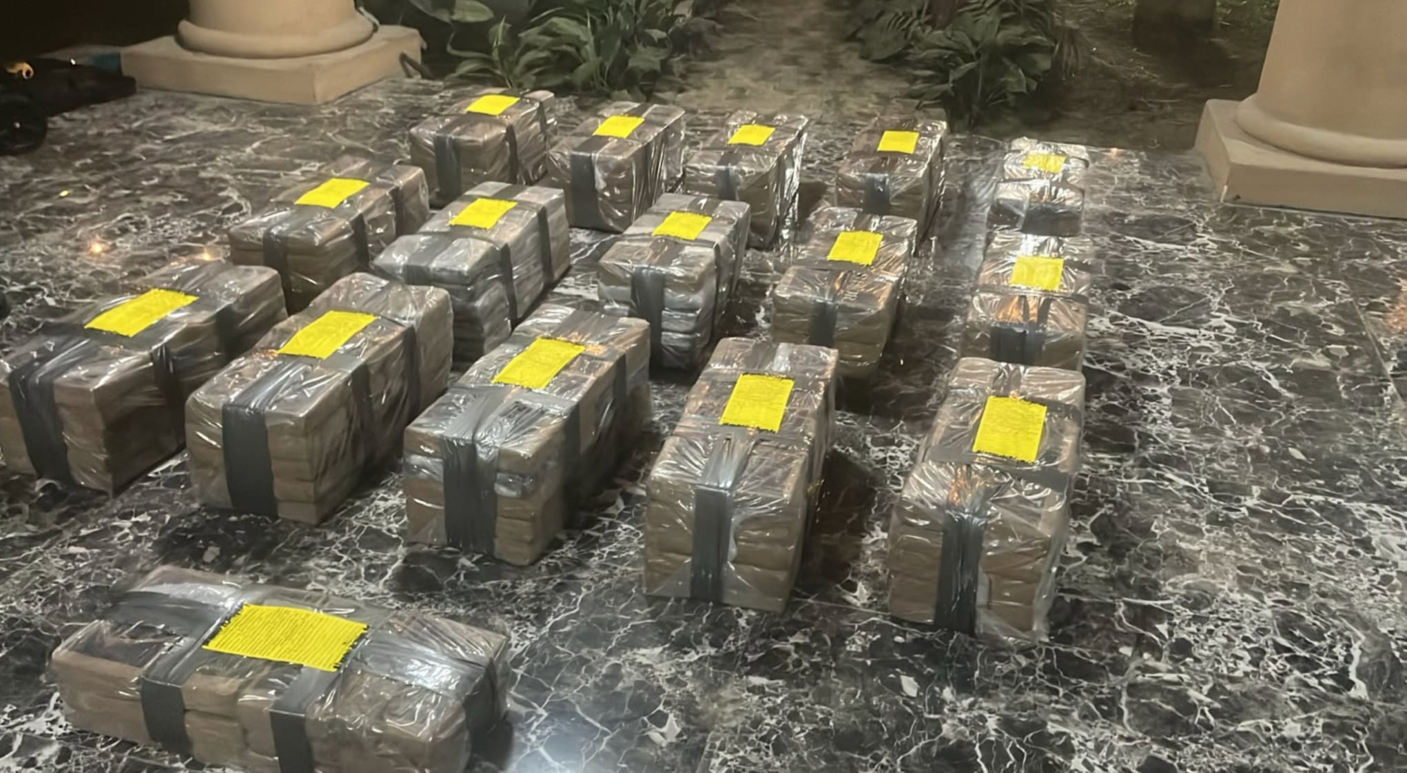 La Policía de Control de Drogas y la Fuerza Pública decomisaron 312 kilos de cocaína en una vivienda ubicada en la zona sur de Costa Rica.
Cortesía: MSP