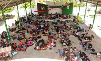 Una vista aérea de un