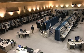 El centro de control aéreo de Madrid, que depende de Enaire