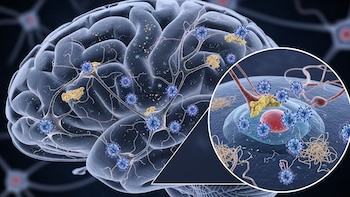 La infección por el virus del herpes podría acelerar el desarrollo del Alzheimer, según un estudio en ratones
