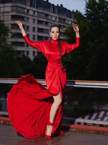 Natalia Oreiro lució un impactante