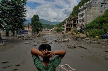 Las impactantes fotos del GLOF en Nepal y el Tíbet
