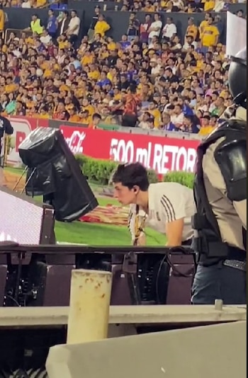 El chico causó sensación en