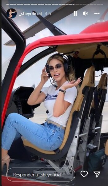 Sheyla Rojas sobrevuela México en