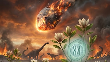 Revelan cómo las plantas con flores sobrevivieron al asteroide que extinguió a los dinosaurios