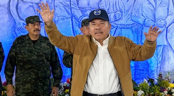 Daniel Ortega y Rosario Murillo, mandatarios de Nicaragua.