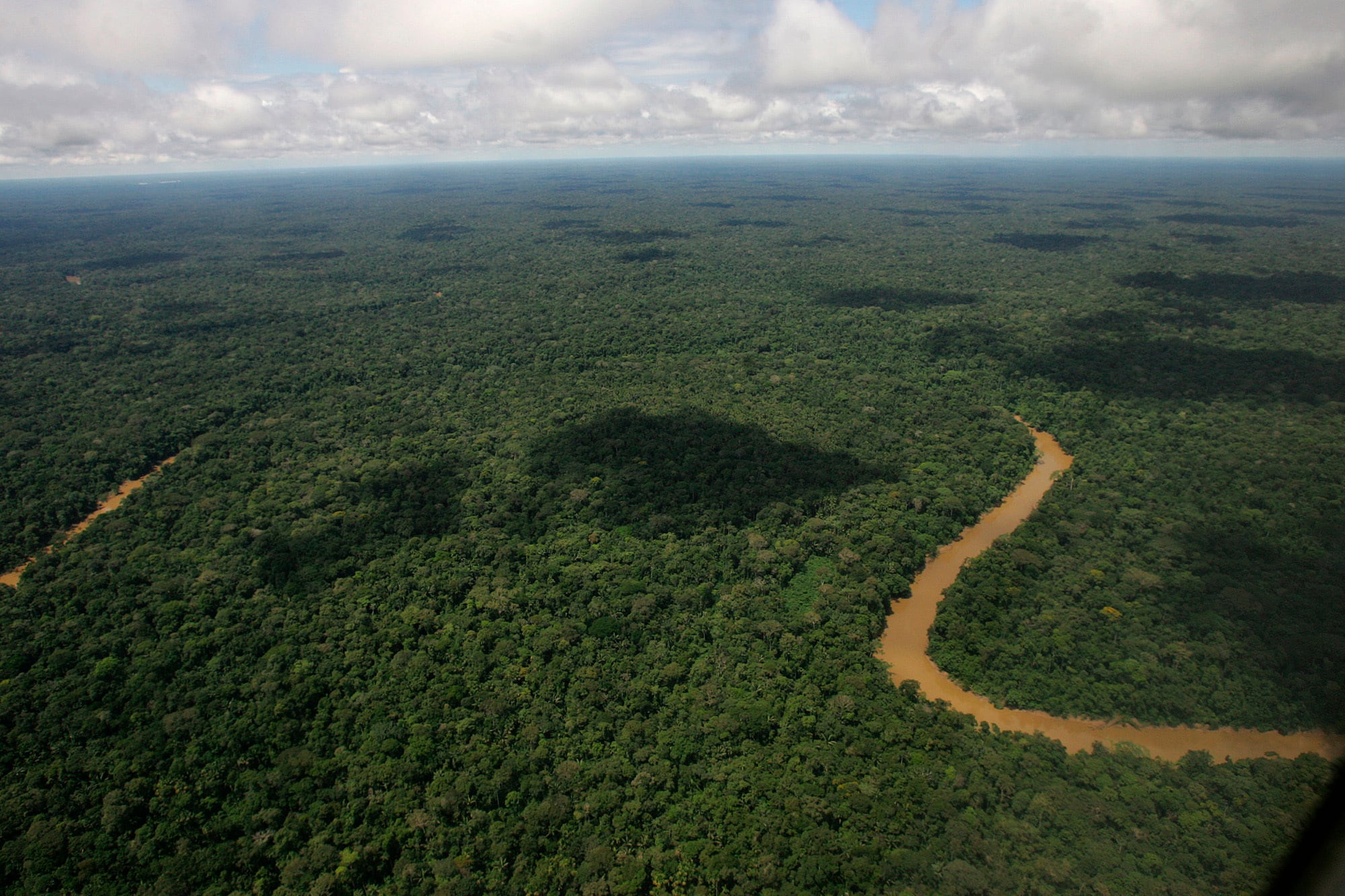 El sol brilla sobre el Parque Nacional Yasuní, en la selva del noreste de Ecuador, en la región amazónica, el 17 de mayo de 2007(Foto AP/Dolores Ochoa, Archivo)