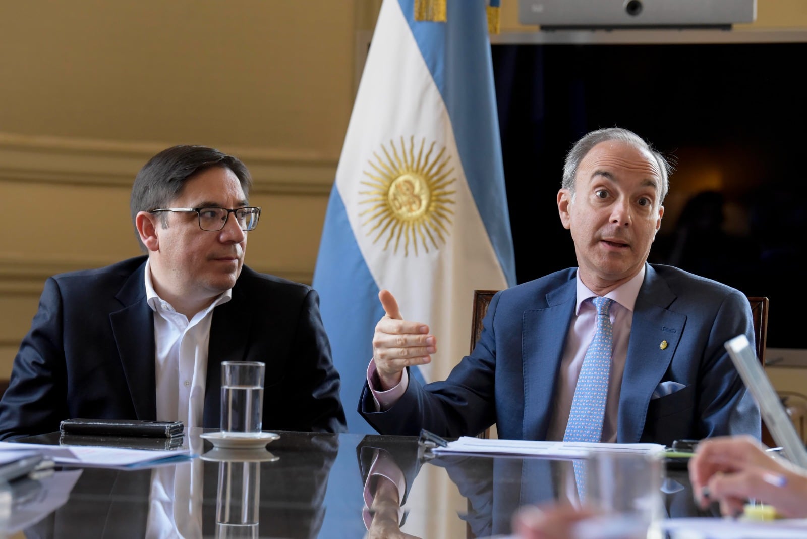 El secretario de Educación,Carlos Torrendell, y el subsecretario de Políticas Universitarias, Alejandro Álvarez, cuestionaron a las universidades públicas