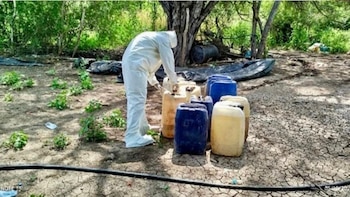 Parte de las labores en