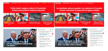 La portada online de Wprost