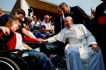 El papa Francisco se reúne