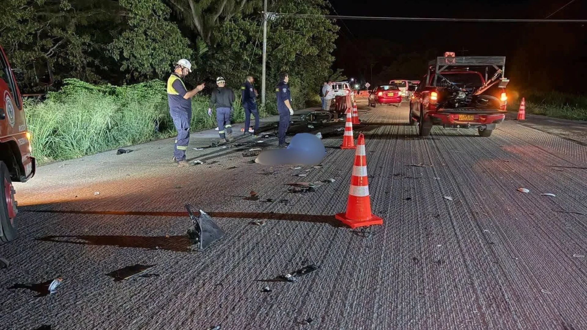 El accidente se registró a la altura de Palmira y paralizó la circulación vehicular en el corredor intermunicipal - crédito @OjosDeBuga/X