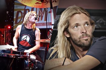Foo Fighters informa la muerte de su baterista Taylor Hawkins. Composición: Infobae Perú.